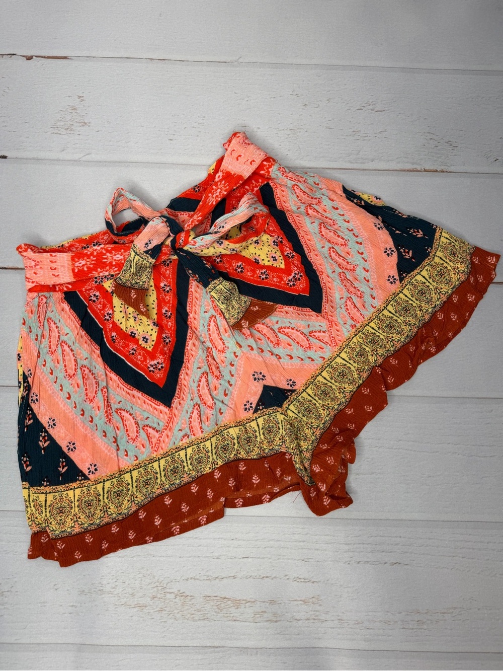 Patrons of Peace Boho Print Small Multicolor Shorts Size XS - Picture 3 of 9